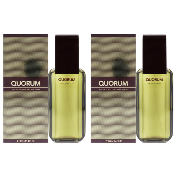 Antonio Puig Quorum Pack Of 2 Men's Eau De Toilette