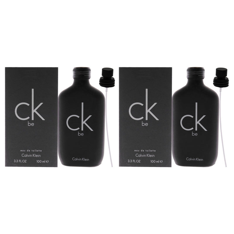 Ck Be By Calvin Klein For Unisex - 3.4 Oz Edt Spray - Pack Of 2