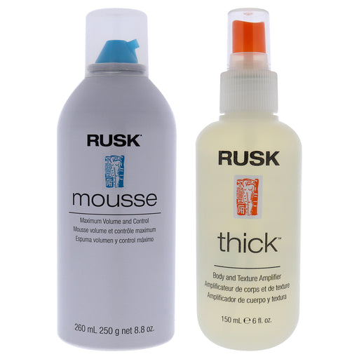 Various Designers Mousse Maximum Volume And Control And Thick Body And Textu Unisex Gift Set