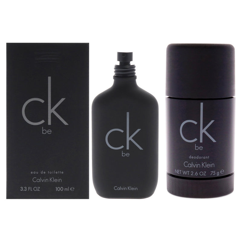 Ck Be Kit By Calvin Klein For Unisex - 2 Pc Kit 3.3Oz Edt Spray, 2.6Oz Deodorant Stick