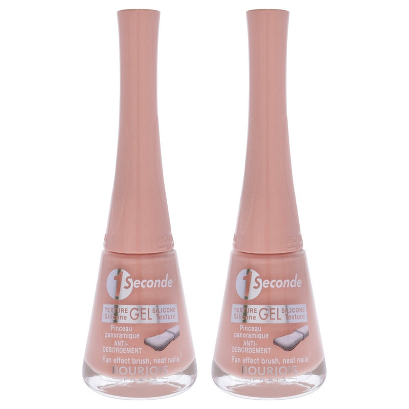 1 Seconde - 52 Jamais Saumon Vernis by Bourjois for Women - 0.3 oz Nail Polish - Pack of 2