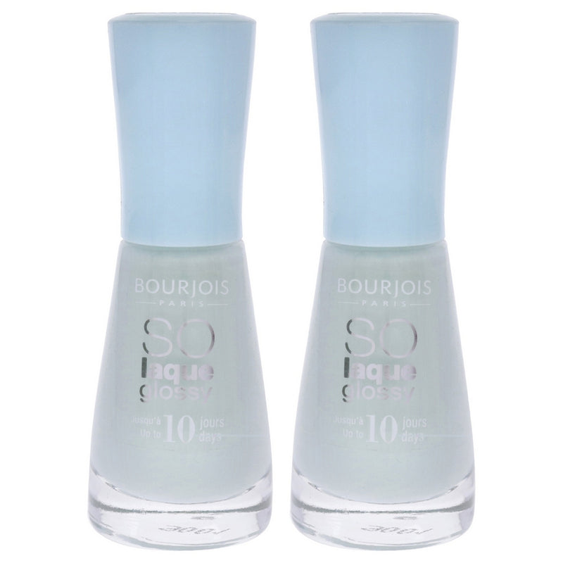 So Laque Glossy - 09 Ciel Mon Vernis by Bourjois for Women - 0.3 oz Nail Polish - Pack of 2