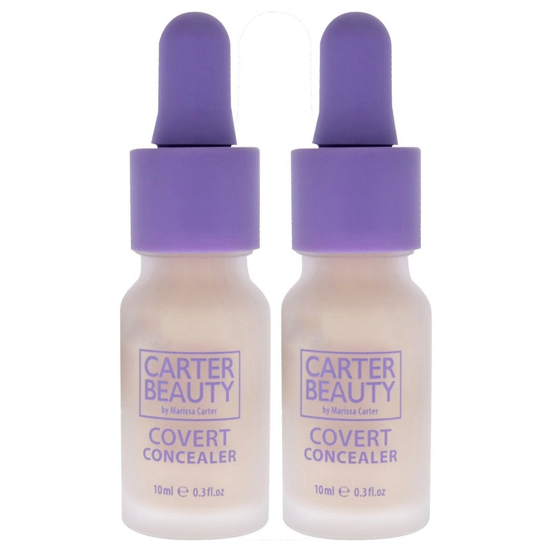 Covert Brightening Concealer - Marshmallow by Carter Beauty for Women - 0.3 oz Concealer - Pack of 2