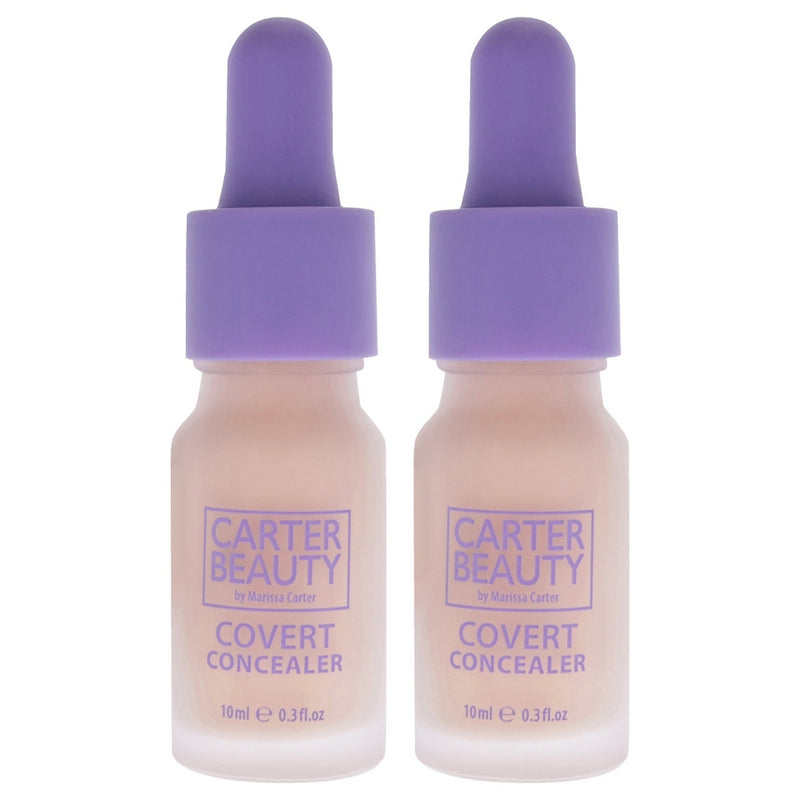 Covert Brightening Concealer - Meringue by Carter Beauty for Women - 0.3 oz Concealer - Pack of 2