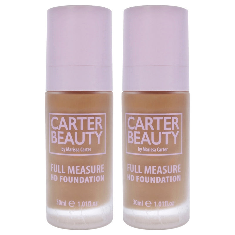 Full Measure HD Foundation - Sticky Toffee by Carter Beauty for Women - 1.01 oz Foundation - Pack of 2