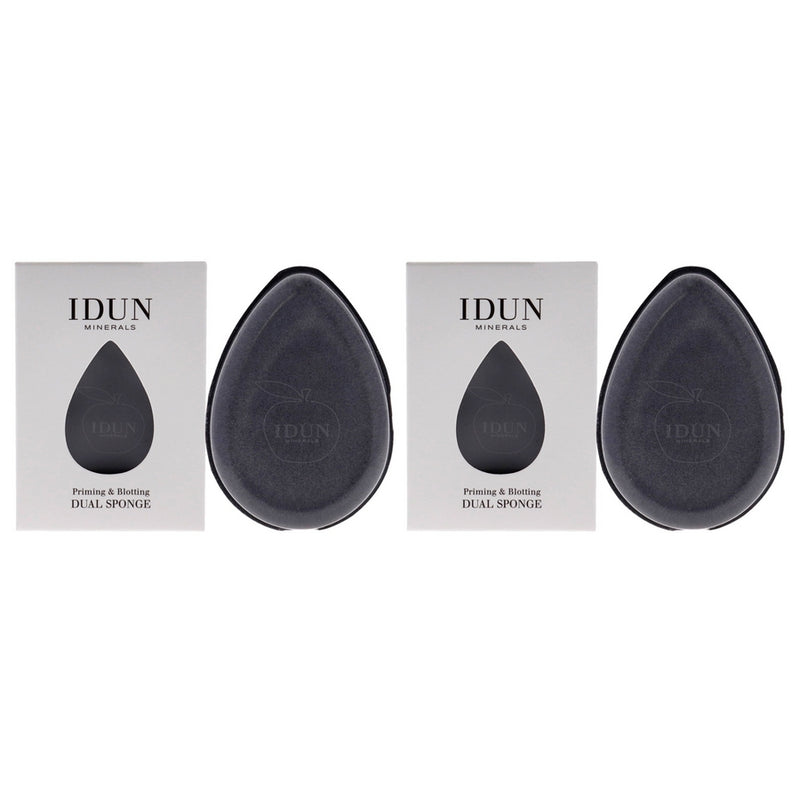 Primer and Blotting Dual Sponge - 049 by Idun Minerals for Women - 1 Pc Sponge - Pack of 2
