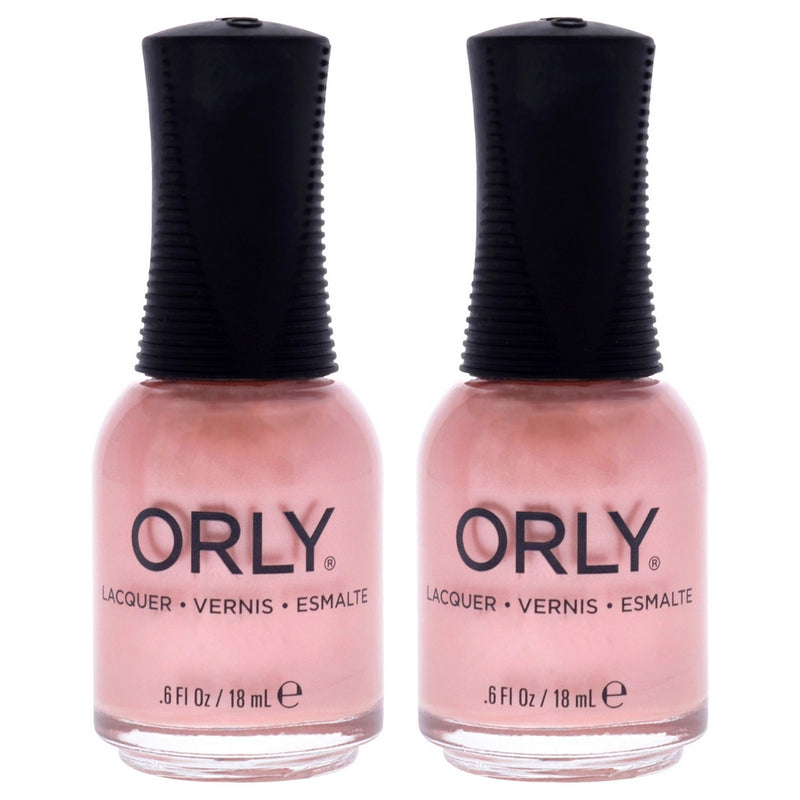 Nail Lacquer - 20004 Toast The Couple by Orly for Women - 0.6 oz Nail Polish - Pack of 2