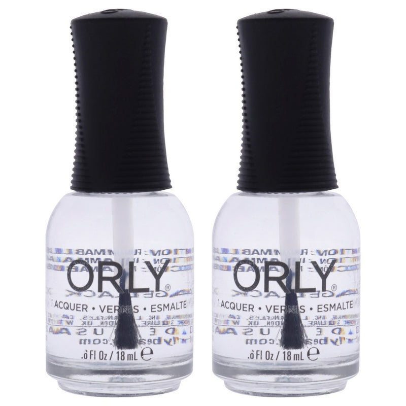 Nail Lacquer - 20065 Sealon Topcoat by Orly for Women - 0.6oz Nail Polish - Pack of 2