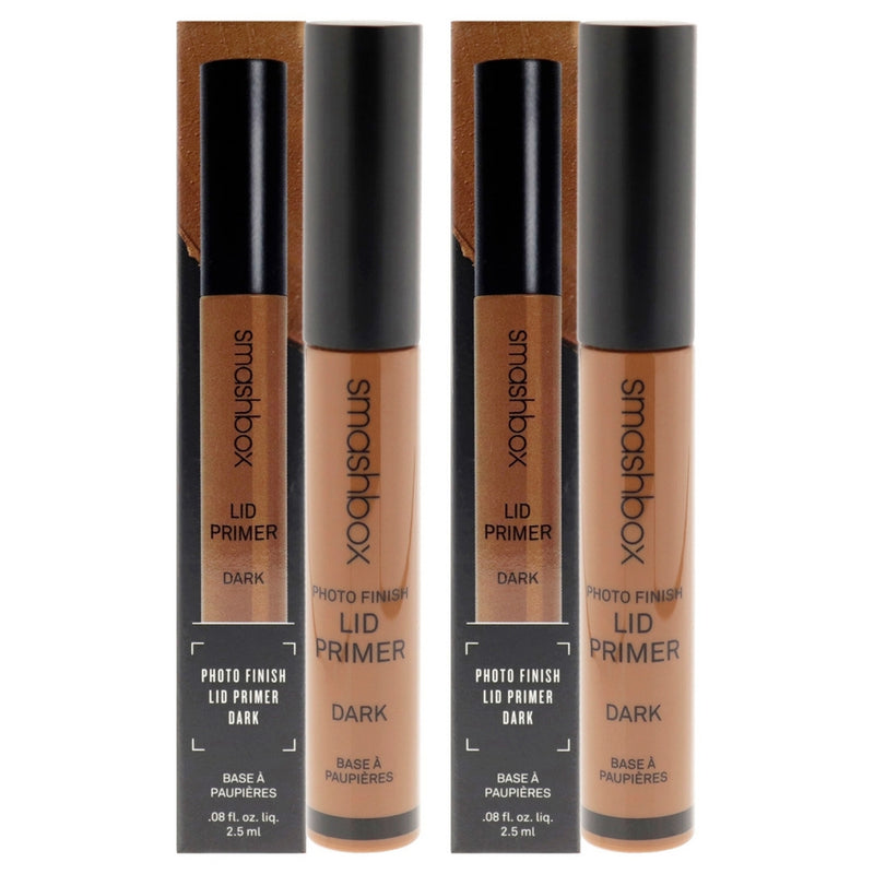 Photo Finish Lid Primer - Dark by SmashBox for Women - 0.08 oz Eye Primer - Pack of 2