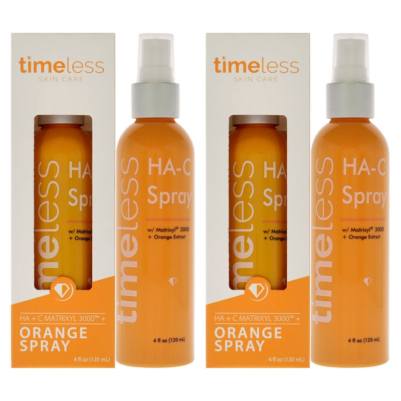 HA Plus C Matrixyl 3000 - Orange by Timeless for Unisex - 4 oz Spray - Pack of 2