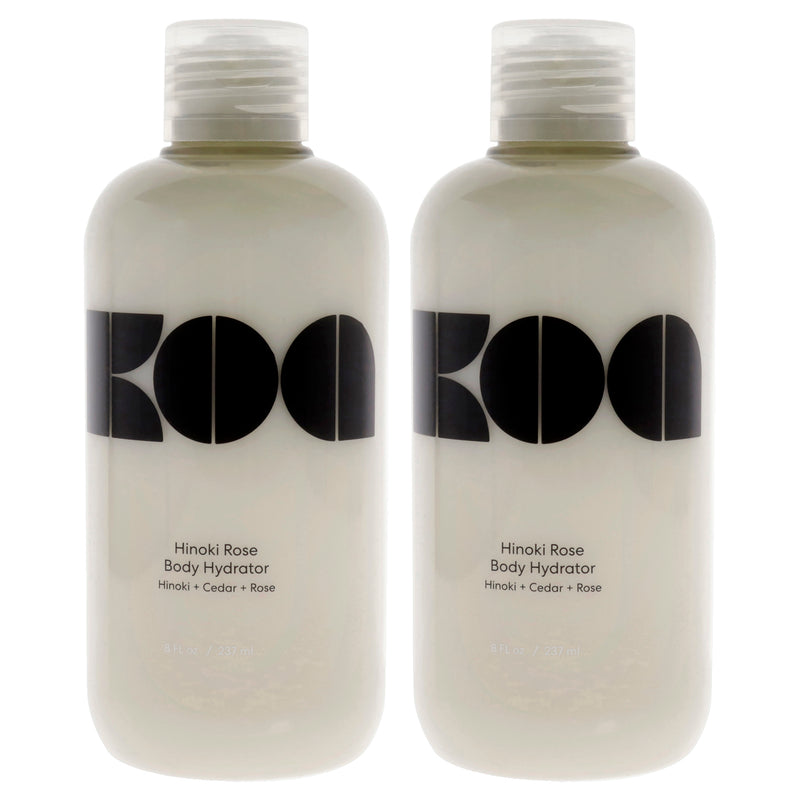 Koa Hinoki Rose Body Hydrator Pack Of 2