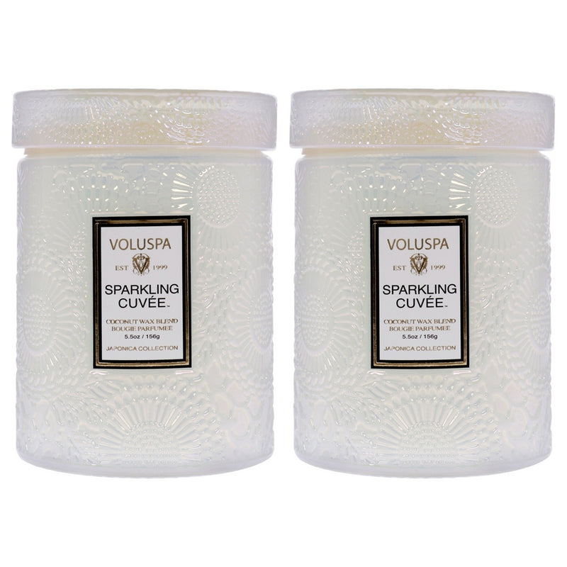 Japonica Collection Small - Sparkling Cuvee - Pack of 2 by Voluspa for Unisex - 5.5 oz Candle