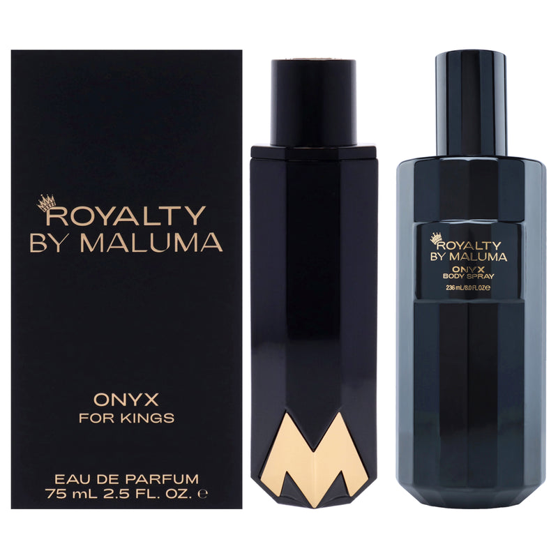 Royalty By Maluma Onyx Kit Unisex Eau De Parfum Gift Set