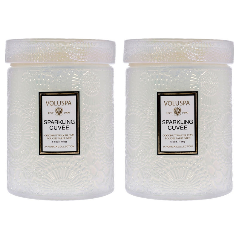 Japonica Collection Small - Sparkling Cuvee by Voluspa for Unisex - 2 x 5.5 oz Candle