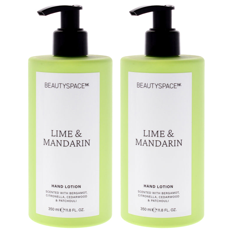 Beautyspace Hand Lotion Lime And Mandarin Pack Of 2