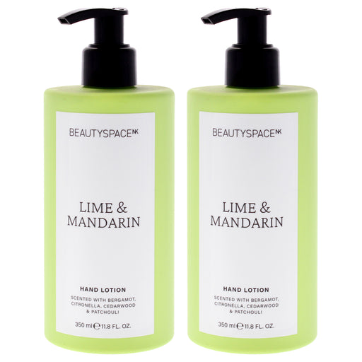 Beautyspace Hand Lotion Lime And Mandarin Pack Of 2