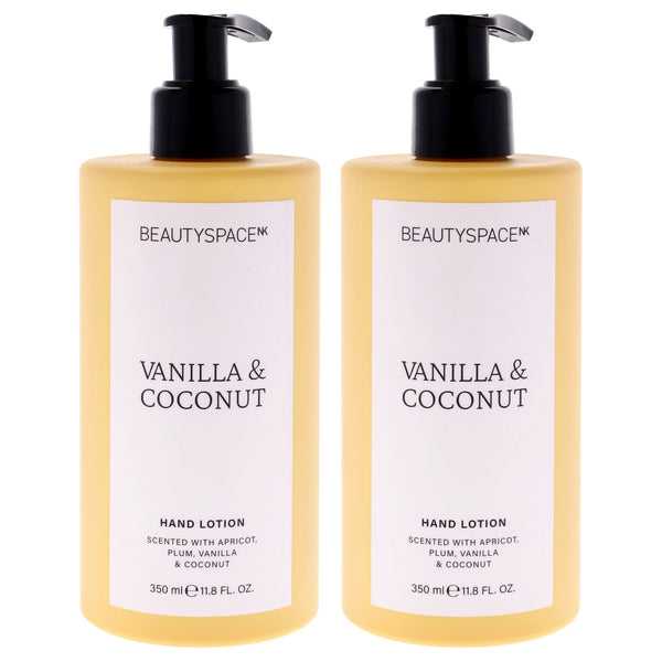 Beautyspace Hand Lotion Vanilla And Coconut Pack Of 2