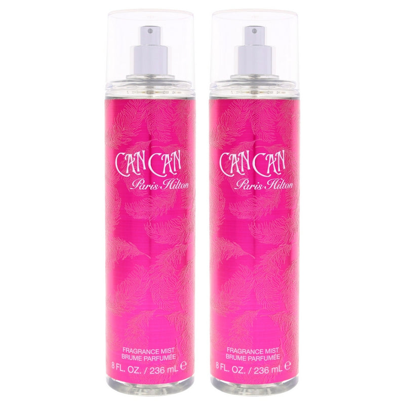 Can Can by Paris Hilton for Women - 8 oz Fragrance Mist - Pack of 2