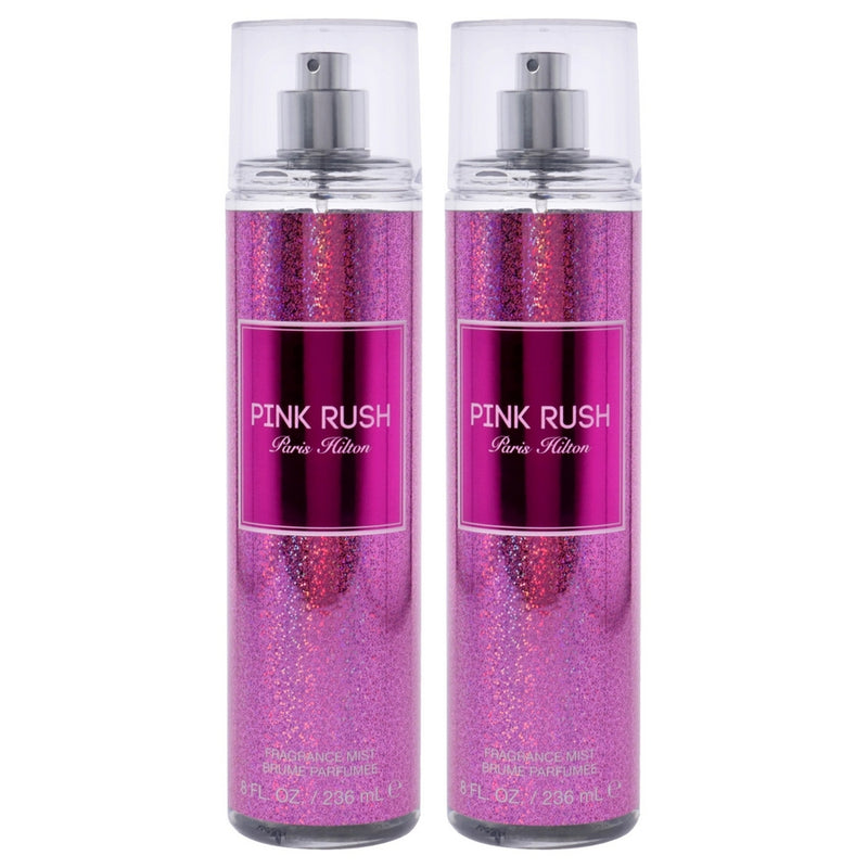 Pink Rush by Paris Hilton for Women - 8 oz Fragrance Mist - Pack of 2