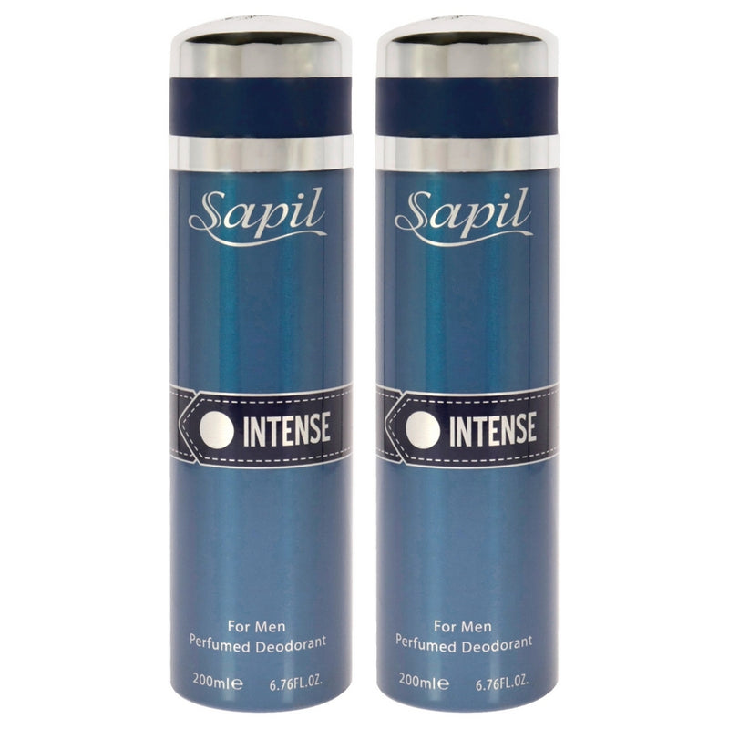 Intense by Sapil for Men - 6.76 oz Deodorant Spray - Pack of 2