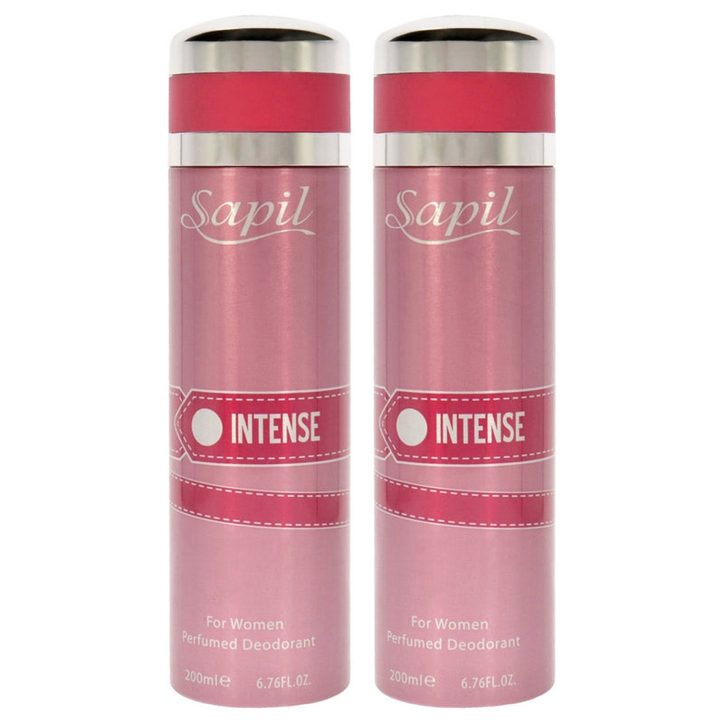 Intense by Sapil for Women - 6.76 oz Deodorant Spray - Pack of 2