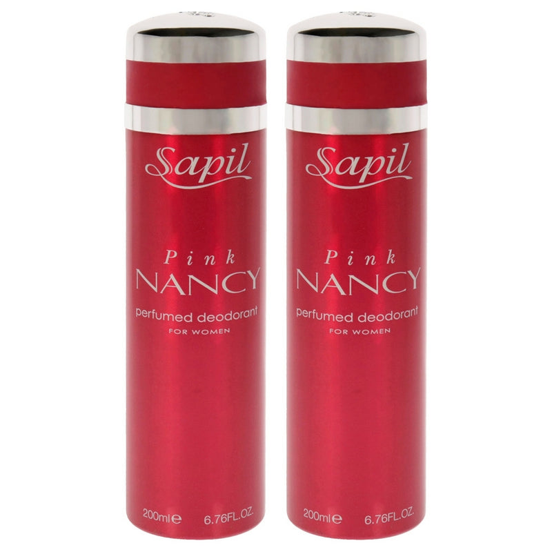 Pink Nancy by Sapil for Women - 6.76 oz Deodorant Spray - Pack of 2