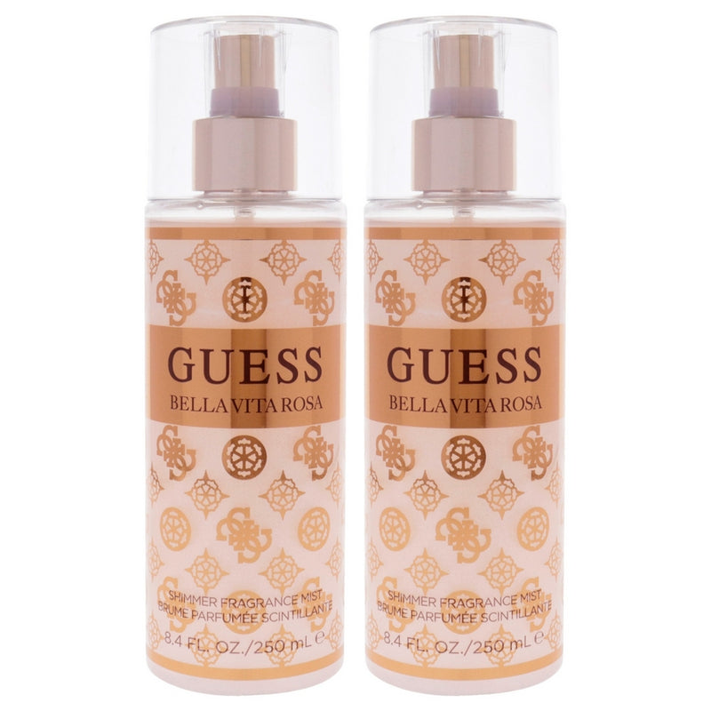 Guess Bella Vita Rosa Shimmer by Guess for Women - 8.4 oz Fragrance Mist - Pack of 2
