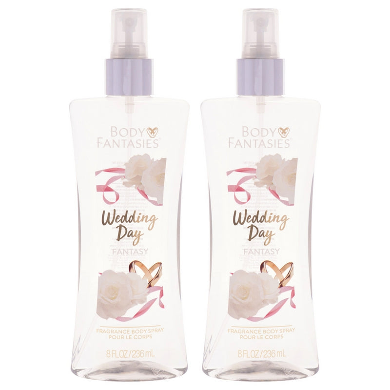 Signature Wedding Day Fragrance Body Spray by Body Fantasies for Women - 8 oz Body Spray - Pack of 2