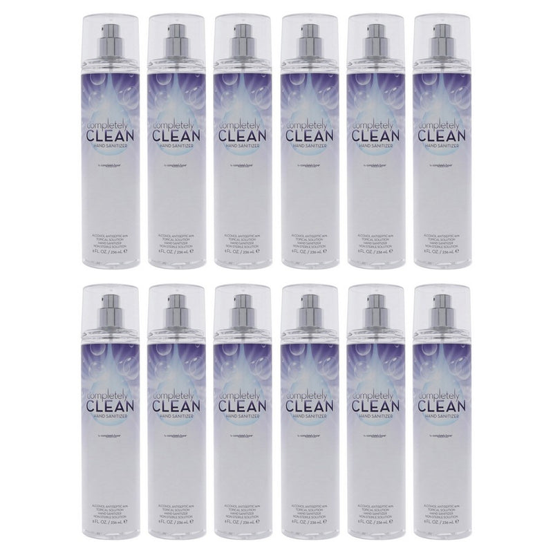 Completely Clean Hand Sanitizer by Completely Bare for Unisex - 8 oz Hand Sanitizer - Pack of 12