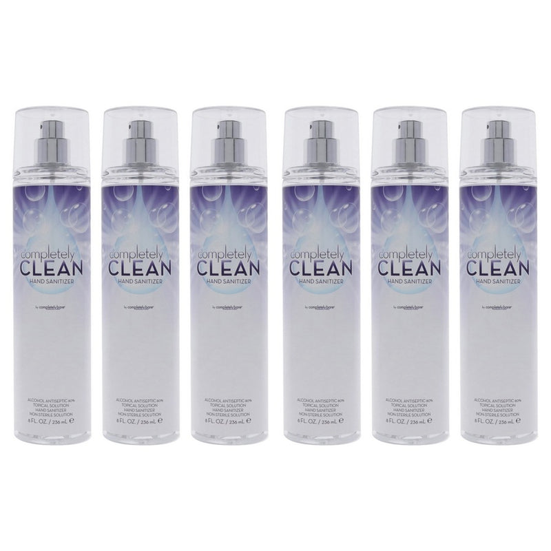 Completely Clean Hand Sanitizer by Completely Bare for Unisex - 8 oz Hand Sanitizer - Pack of 6