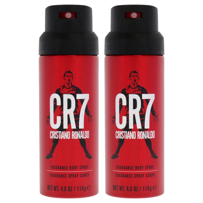 CR7 by Cristiano Ronaldo for Men - 4 oz Body Spray - Pack of 2
