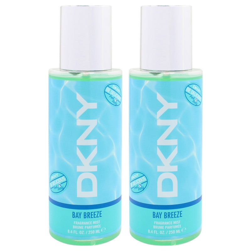 DKNY Be Delicious Pool Party - Bay Breeze by Donna Karan for Women - 8.4 oz Fragrance Mist - Pack of 2
