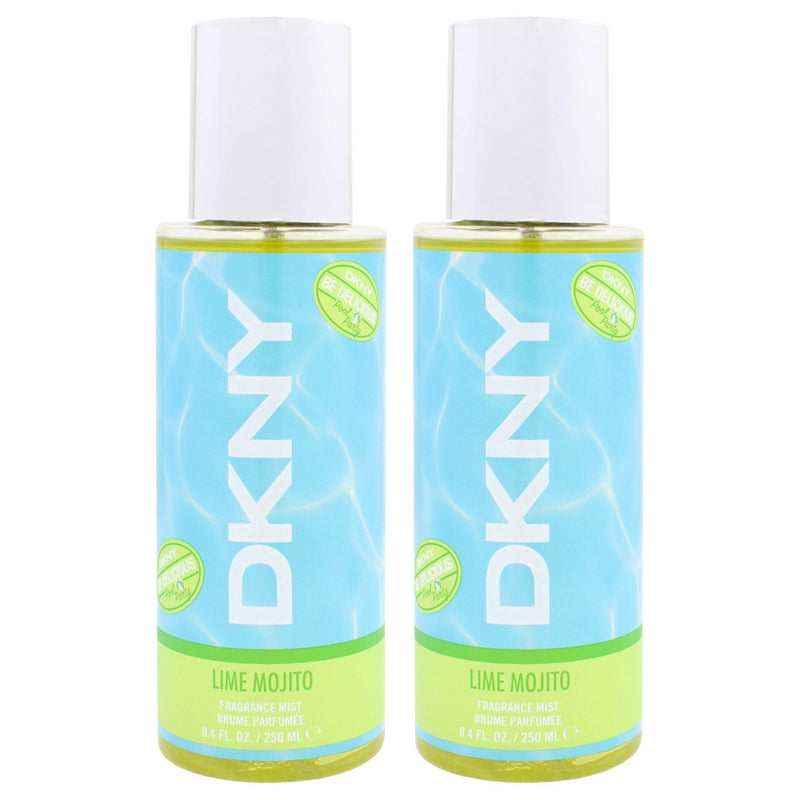DKNY Be Delicious Pool Party - Lime Mojito by Donna Karan for Women - 8.4 oz Fragrance Mist - Pack of 2