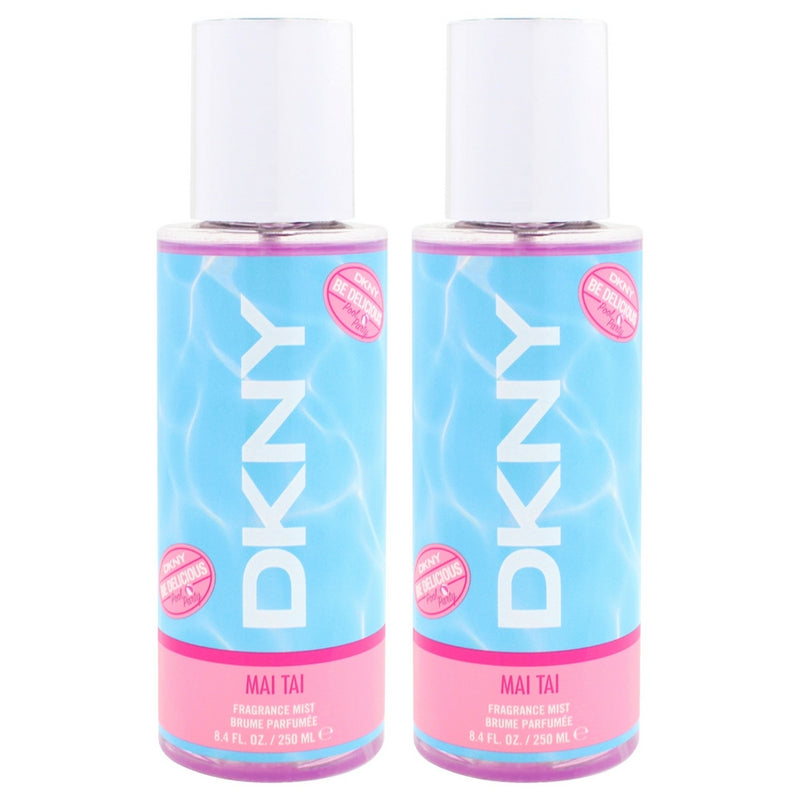 DKNY Be Delicious Pool Party - Mai Tai by Donna Karan for Women - 8.4 oz Fragrance Mist - Pack of 2