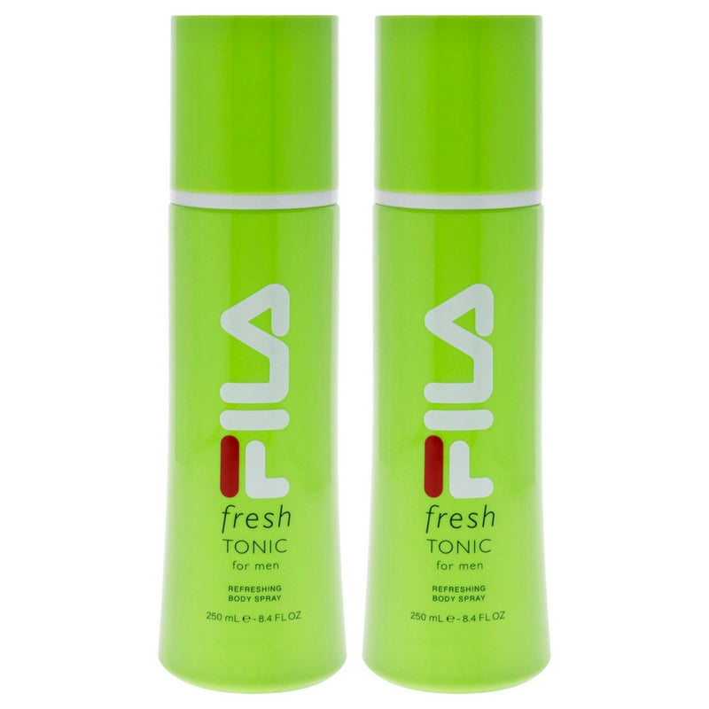 Fila Fresh Green by Fila for Men - 8.4 oz Body Spray - Pack of 2