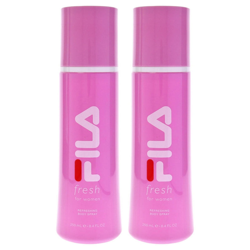 Fila Fresh by Fila for Women - 8.4 oz Body Spray - Pack of 2