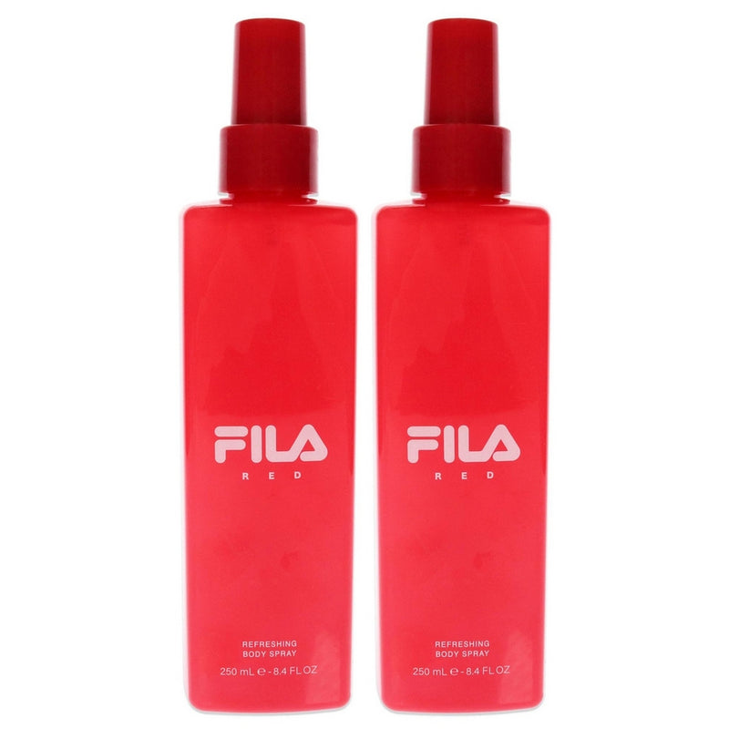Fila Red by Fila for Men - 8.4 oz Body Spray - Pack of 2