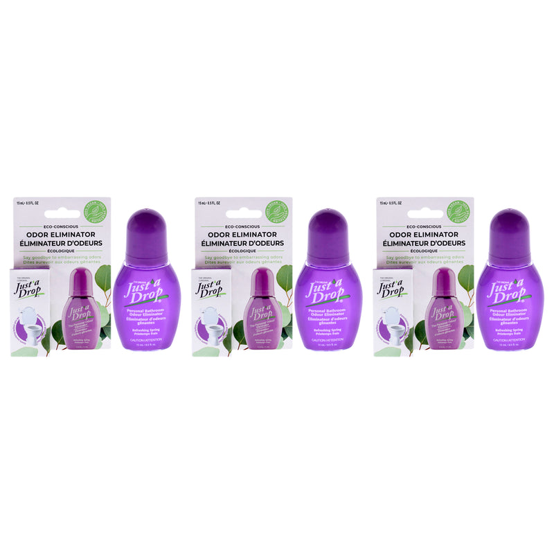 Prelam Just A Drop Odor Eliminator Refreshing Spring Pack Of 3