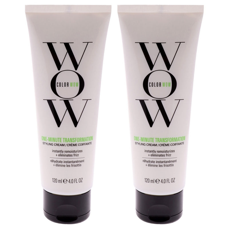 One Minute Transformation Styling Cream by Color Wow for Unisex - 4 oz Cream - Pack of 2
