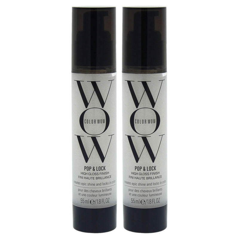 Pop and Lock High Gloss Finish by Color Wow for Unisex - 1.8 oz Treatment - Pack of 2