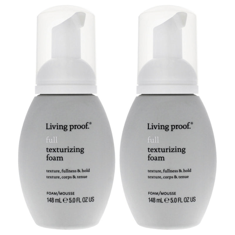 Full Texturizing Foam by Living Proof for Women - 5 oz Foam - Pack of 2