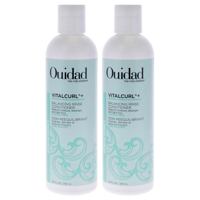 VitalCurl Plus Balancing Rinse Conditioner by Ouidad for Unisex - 8.5 oz Conditioner - Pack of 2