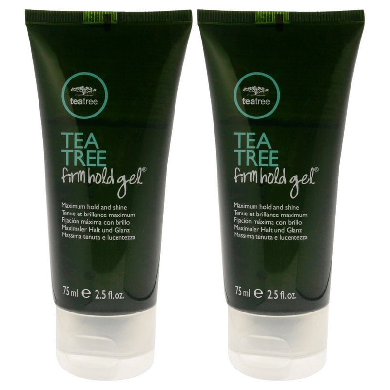 Tea Tree Firm Hold Gel by Paul Mitchell for Unisex - 2.5 oz Gel - Pack of 2
