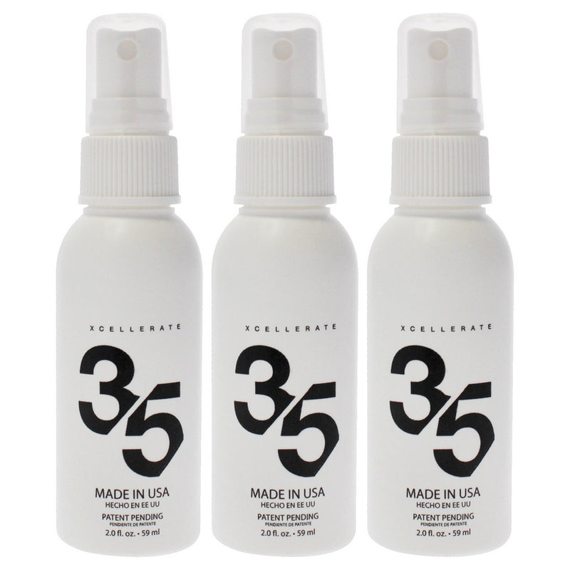 Xcellerate35 Leave-In Hair Treatment - USA by Xcellerate35 for Unisex - 2 oz Treatment - Pack of 3