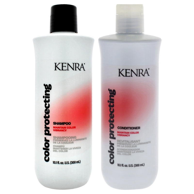 Color Protecting Kit by Kenra for Unisex - 2 Pc Kit 10.1oz Shampoo, 10.1oz Conditioner