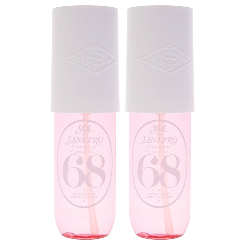 Brazilian Crush Cheirosa 68 - Brazilian Jasmin and Pink DragonFruit by Sol de Janeiro for Women - 3 oz Perfume Mist - Pack of 2