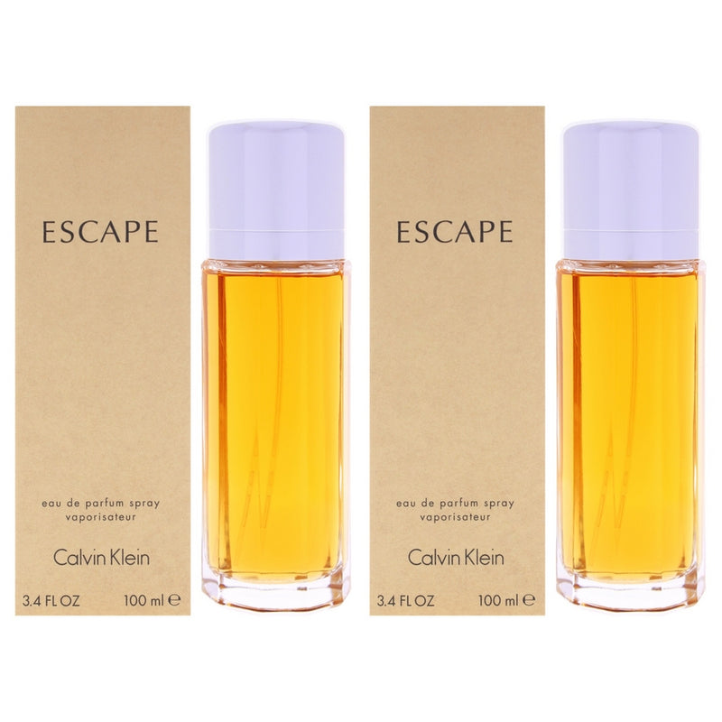 Escape By Calvin Klein For Women - 3.4 Oz Edp Spray - Pack Of 2
