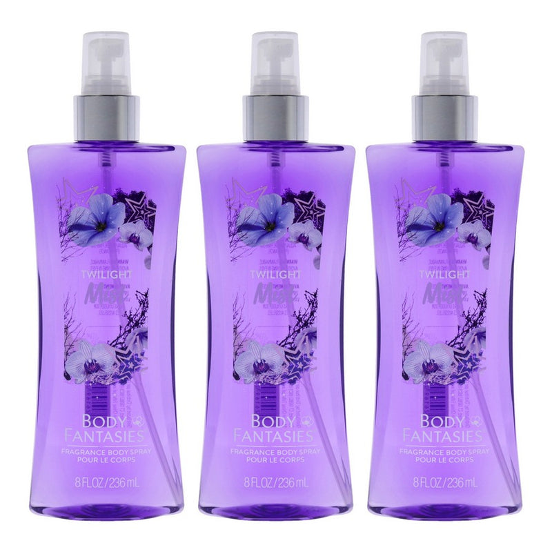 Signature Twilight Mist Fragrance Body Spray by Body Fantasies for Women - 8 oz Body Spray - Pack of 3