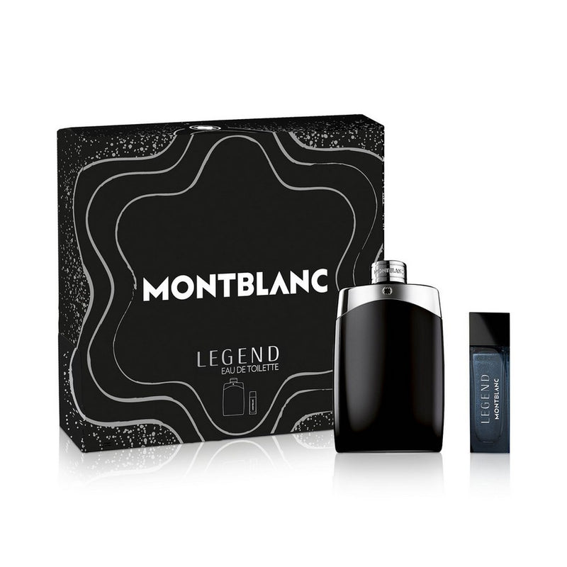 Mont Blanc Legend 2 Pcs Set For Men: 6.7 Eau De Toilette Spray + 0.5 Eau De Toilette Spray