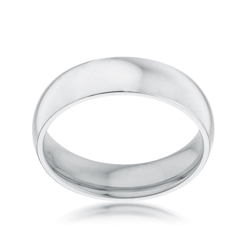 ShineHigh 5 mm Stainless Wedding Band